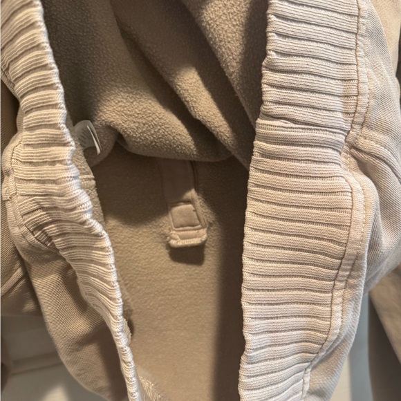 Aerie Tan Quarter Snap Pullover Sweatshirt Size S - Picture 2 of 13